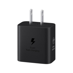 SAMSUNG 25W Wall Charger Power Adapter, Cable Not Included, Super Fast Charging, Compact Design, Compatible with Galaxy and USB Type C Devices, Black